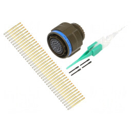Conector militar 15 MIL-DTL-38999 Series III oliv | Electronic-mag.ro | Componente Electronice