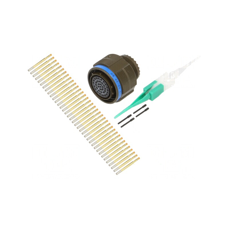Conector militar 15 MIL-DTL-38999 Series III oliv | Electronic-mag.ro | Componente Electronice Conector militar 15 MIL-DTL-38999 Series III oliv | Electronic-mag.ro | Componente Electronice