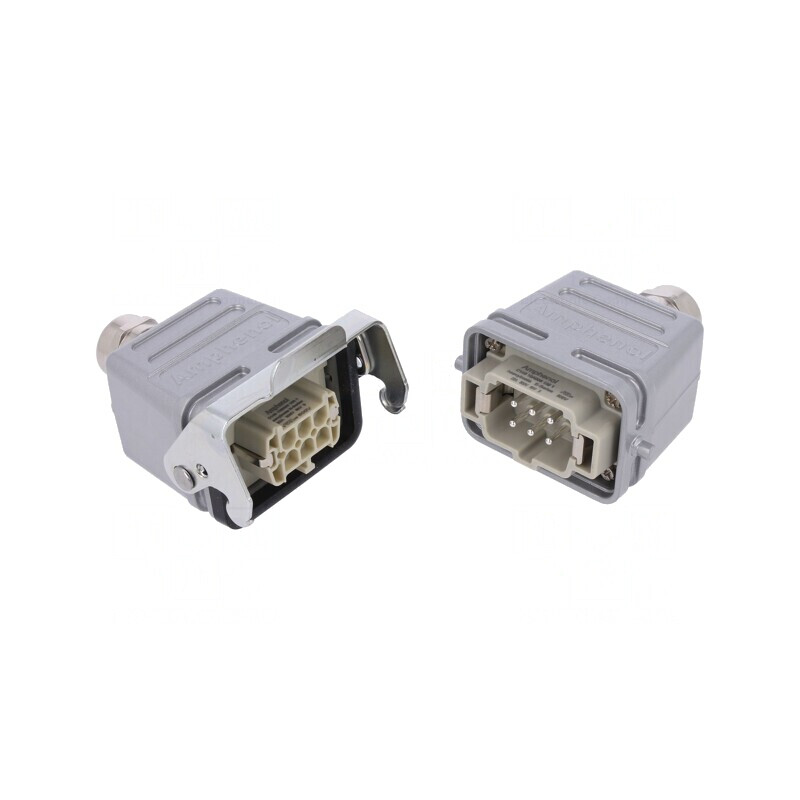 Conector HDC Tată-Mamă 6+6 PIN E6 Drept | Electronic-mag.ro | Componente Electronice