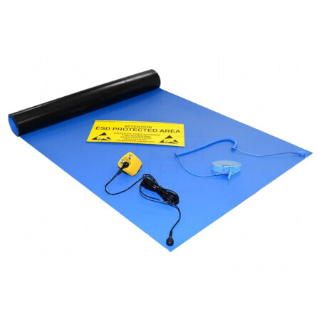 Kit Protecție Antistatică pentru Masă ESD 1.2m x 600mm | Electronic-mag.ro | Componente Electronice