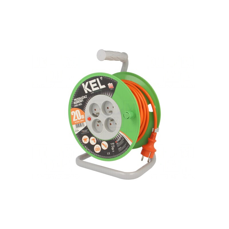 Prelungitor Bobinat 20m, 4 Prize, PVC Portocaliu | Electronic-mag.ro | Componente Electronice Prelungitor Bobinat 20m, 4 Prize, PVC Portocaliu | Electronic-mag.ro | Componente Electronice
