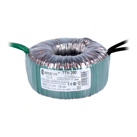 Transformator toroidal pentru halogene 200VA 230V 11.5V | Electronic-mag.ro | Componente Electronice