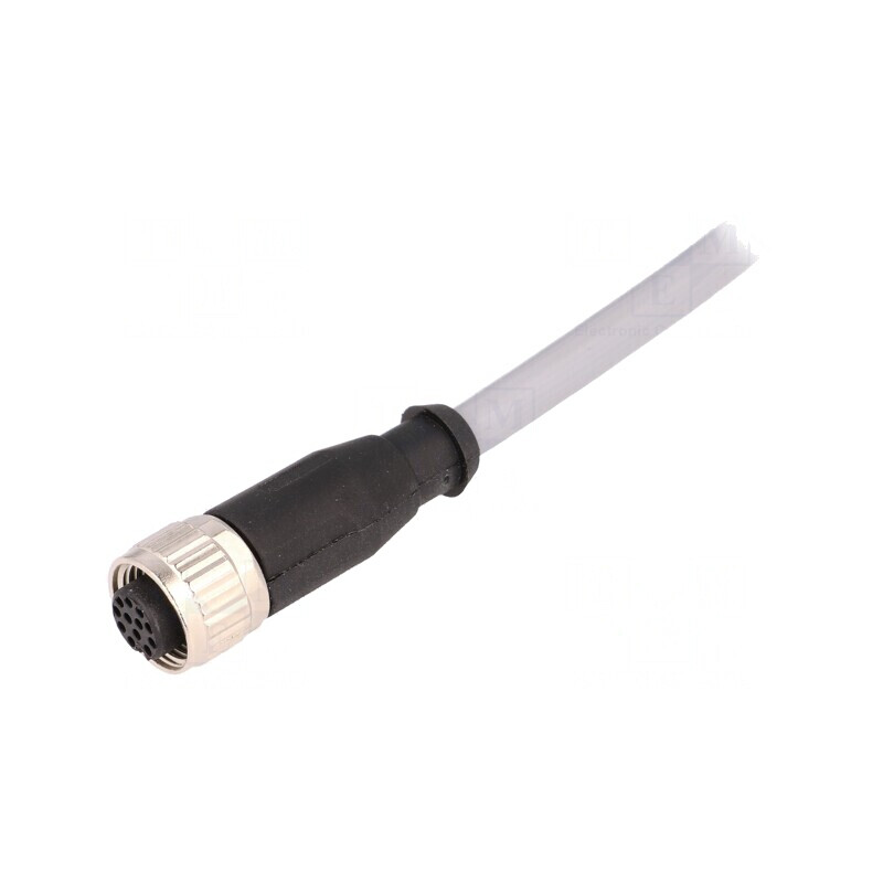 Mufă M12 12P Mamă DeviceNet/CANopen 10m Dreaptă | Electronic-mag.ro | Componente Electronice