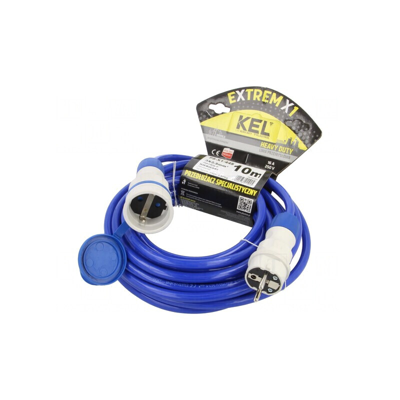 Prelungitor alimentare albastru 10m 16A | Electronic-mag.ro | Componente Electronice