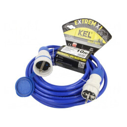 Prelungitor alimentare albastru 10m 16A | Electronic-mag.ro | Componente Electronice