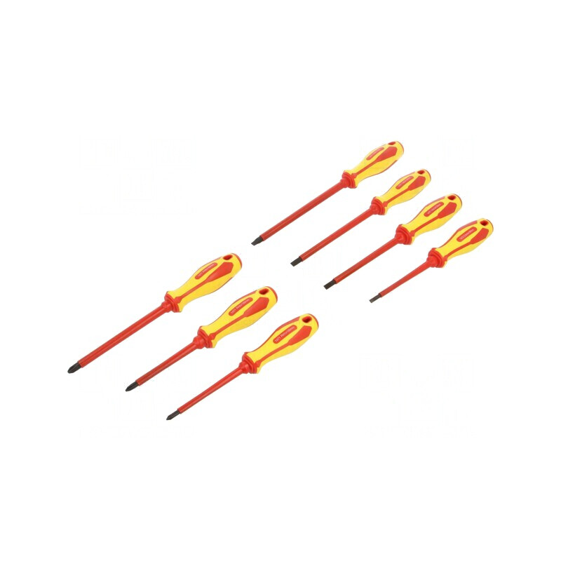 Set Șurubelnițe Izolate Phillips și Plate, 7 Bucăți | Electronic-mag.ro | Componente Electronice