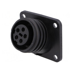 Conector Circular Soclu Mamă 5 PIN Nichelat Buccaneer 900 | Electronic-mag.ro | Componente Electronice