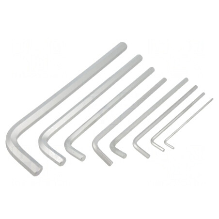 Set chei imbus lungi 8 buc. în țoli | Electronic-mag.ro | Componente Electronice