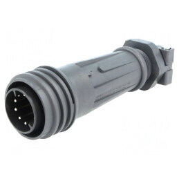 Conector Circular Mufă Tată 10 PIN-uri Alamă | Electronic-mag.ro | Componente Electronice
