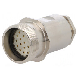Mufă Mamă ZYLIN M27 21 Pin pentru Lipire pe Cablu 6,5-16mm | Electronic-mag.ro | Componente Electronice