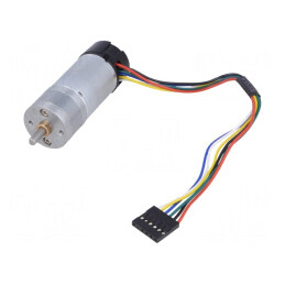 Motor DC cu codificator 12V 20.4:1 METAL GEARMOTOR 25DX65L | Electronic-mag.ro | Componente Electronice
