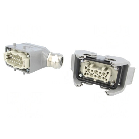 Set Conector HDC Tată-Mamă Soclu-Mufă Han Kit | Electronic-mag.ro | Componente Electronice