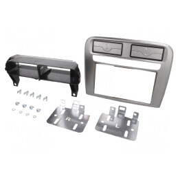 Cadru Radio 2 DIN Argintiu Fiat | Electronic-mag.ro | Componente Electronice