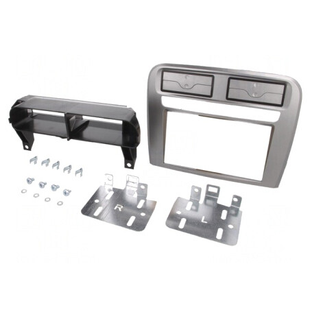 Cadru Radio 2 DIN Argintiu Fiat | Electronic-mag.ro | Componente Electronice