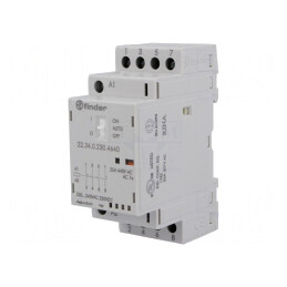 Contactor 4-poli 25A 230V IP20 | Electronic-mag.ro | Componente Electronice