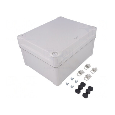Carcasă Universală Policarbonat Gri 194x241x127mm | Electronic-mag.ro | Componente Electronice