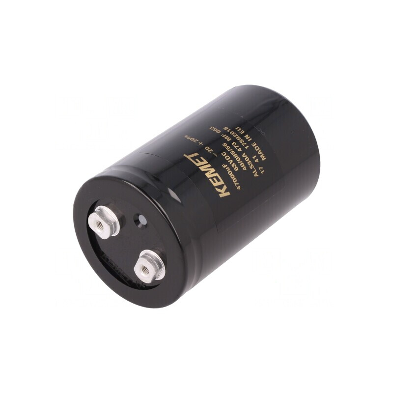 Condensator electrolitic 47mF 63V Ø66x105mm Raster 28.5mm | Electronic-mag.ro | Componente Electronice