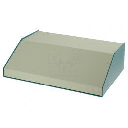 Carcasă desktop aluminiu gri 1456 356mm x 259mm x 102mm | Electronic-mag.ro | Componente Electronice