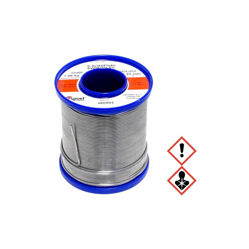 Sârmă de lipit cu plumb 1,2mm 1kg 190°C | Electronic-mag.ro | Componente Electronice Sârmă de lipit cu plumb 1,2mm 1kg 190°C | Electronic-mag.ro | Componente Electronice