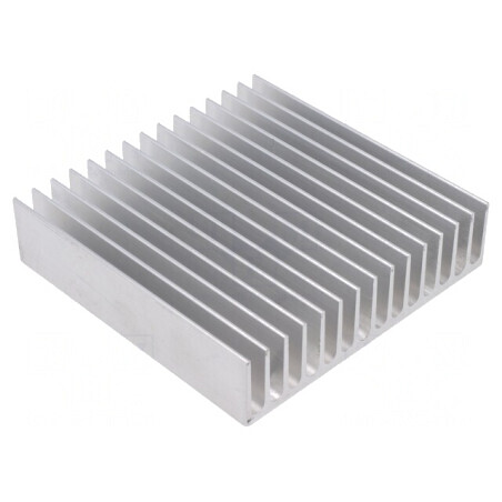 Radiator Aluminiu 100mm x 100mm x 25mm 1.85K/W | Electronic-mag.ro | Componente Electronice