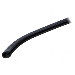 Ecran PVC Negru 10m 9,5mm | Electronic-mag.ro | Componente Electronice