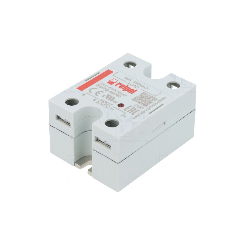 Releu Semiconductor 80A 48-530VAC 1-Fazat | Electronic-mag.ro | Componente Electronice Releu Semiconductor 80A 48-530VAC 1-Fazat | Electronic-mag.ro | Componente Electronice