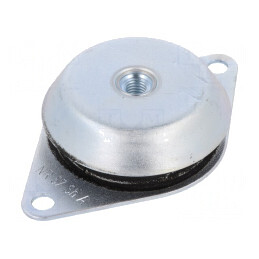 Picioruș antivibrații cu flanșă M10 oțel 30mm | Electronic-mag.ro | Componente Electronice
