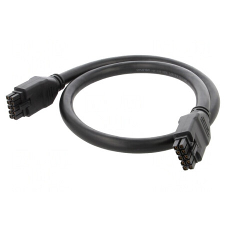 Cablu Mega-Fit Mamă 10 Pin 1m 10A PVC Aurit | Electronic-mag.ro | Componente Electronice