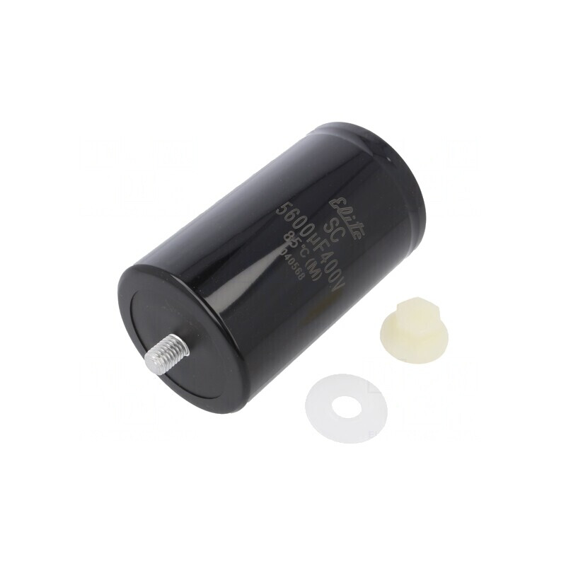 Condensator electrolitic 5600uF 400VDC 20% M5 2000h | Electronic-mag.ro | Componente Electronice