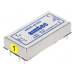 Convertor DC/DC 40W 36-75V la 15V/ -15V AM40E-4815DZ | Electronic-mag.ro | Componente Electronice