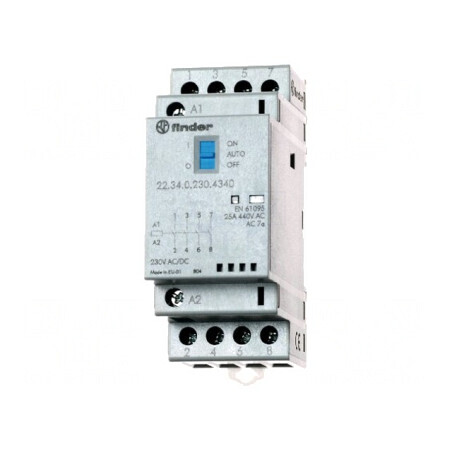 Contactor 4P 25A 230V IP20 | Electronic-mag.ro | Componente Electronice