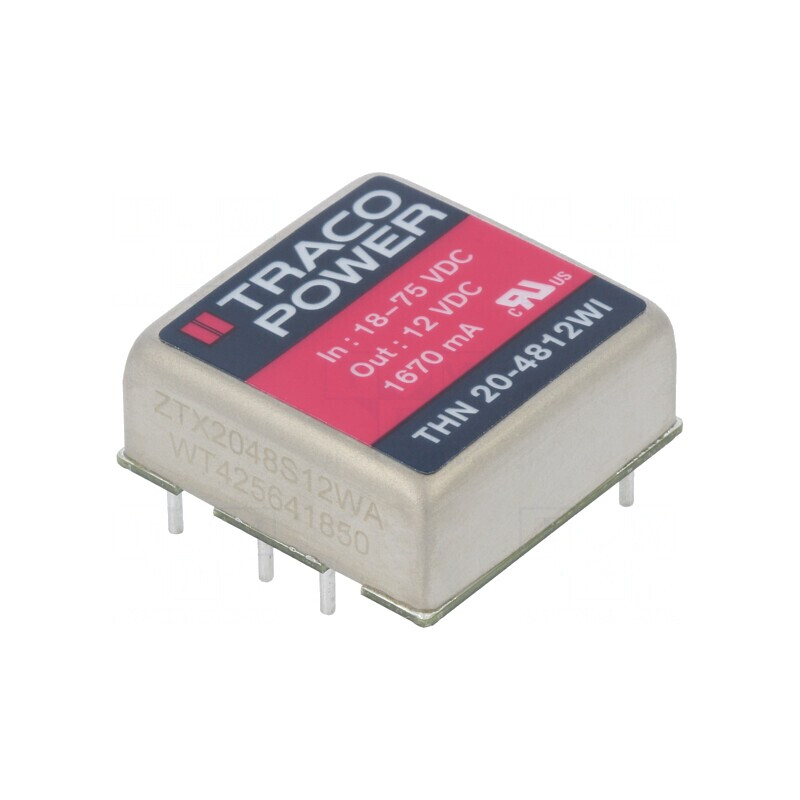 Convertor DC/DC 20W 18-75V la 12V 1670mA | Electronic-mag.ro | Componente Electronice