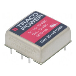 Convertor DC/DC 20W 18-75V la 12V 1670mA | Electronic-mag.ro | Componente Electronice