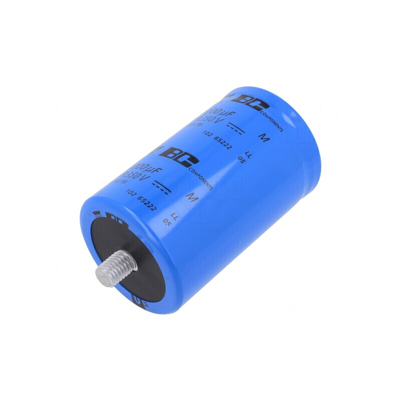 Condensator Electrolitic cu Șurub 2,2mF 350VDC Ø65x105mm | Electronic-mag.ro | Componente Electronice