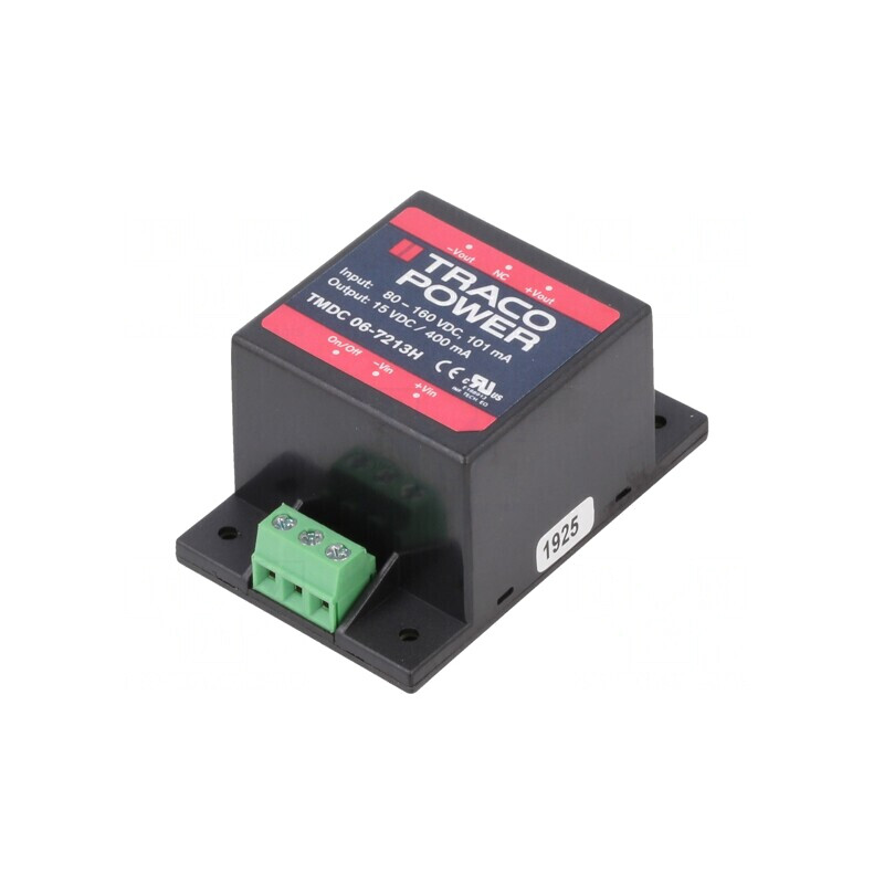 Convertor DC/DC 6W 80-160V la 15V 400mA | Electronic-mag.ro | Componente Electronice Convertor DC/DC 6W 80-160V la 15V 400mA | Electronic-mag.ro | Componente Electronice