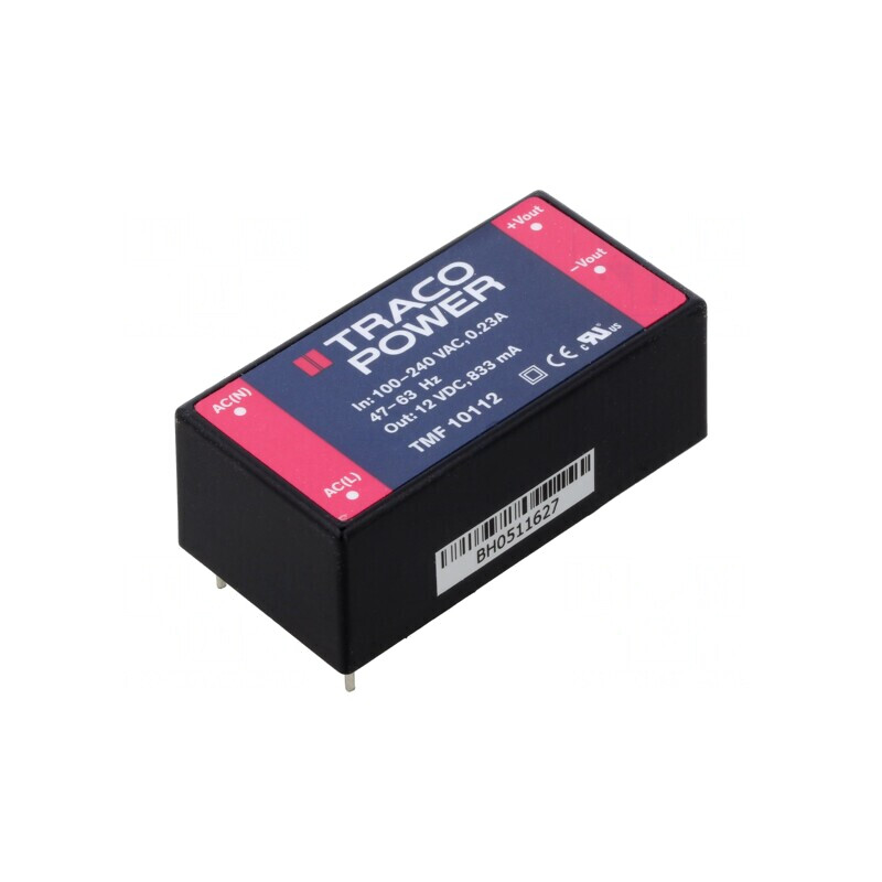 Convertor AC/DC 10W 12VDC TMF 10112 | Electronic-mag.ro | Componente Electronice Convertor AC/DC 10W 12VDC TMF 10112 | Electronic-mag.ro | Componente Electronice
