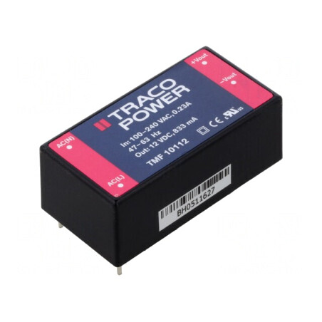 Convertor AC/DC 10W 12VDC TMF 10112 | Electronic-mag.ro | Componente Electronice