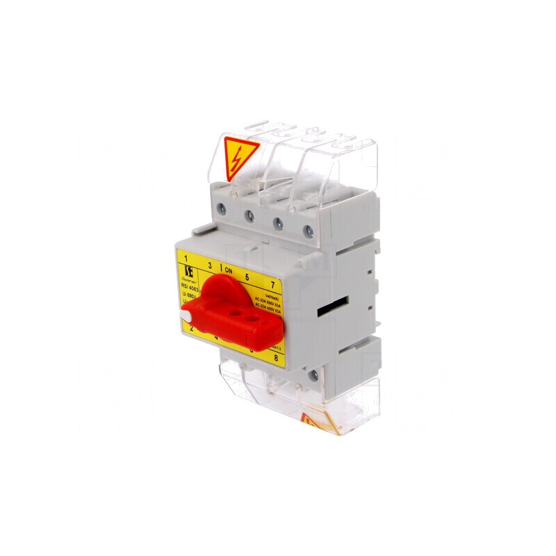 Separator-întrerupător 4P 63A 400V pentru şină DIN | Electronic-mag.ro | Componente Electronice Separator-întrerupător 4P 63A 400V pentru şină DIN | Electronic-mag.ro | Componente Electronice