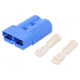 Mufă cablu-cablu hermafrodită 2 pini SB® 350 crimpată | Electronic-mag.ro | Componente Electronice
