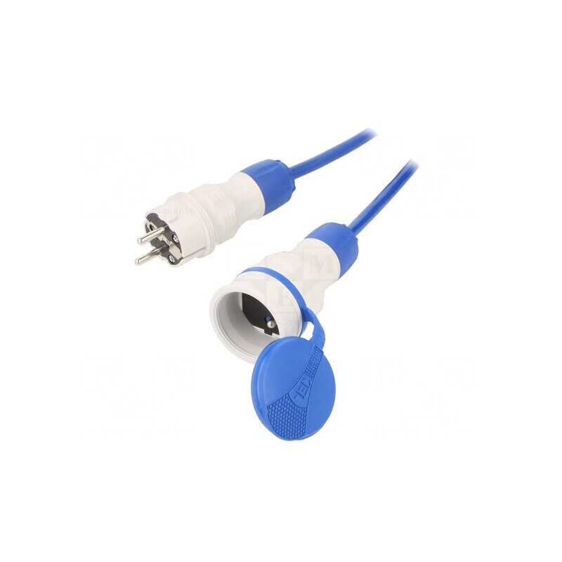 Prelungitor alimentare 15m 16A albastru | Electronic-mag.ro | Componente Electronice