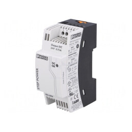 Alimentator Pulsatoriu pentru Șină DIN 18W 24VDC 0,75A | Electronic-mag.ro | Componente Electronice