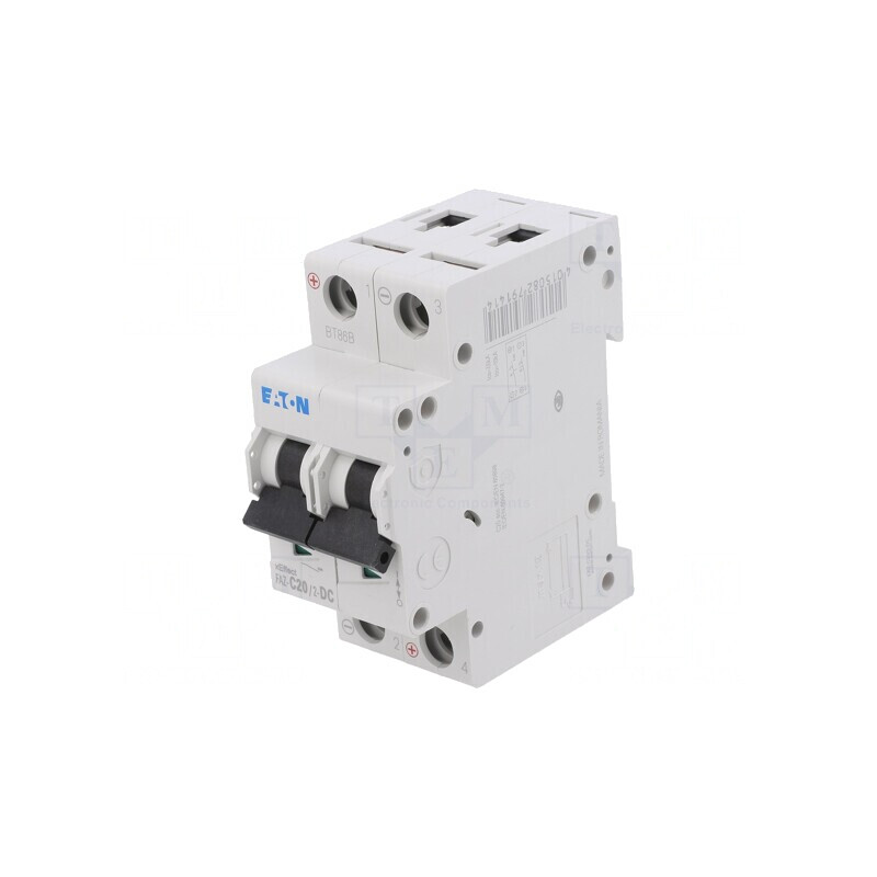 Întrerupător de Supracurent 20A 2P 250VDC | Electronic-mag.ro | Componente Electronice
