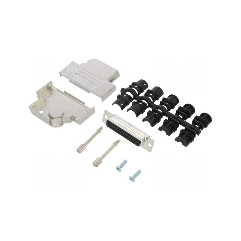 Conector D-Sub 25 pini tată unghi 45° terminal şurub cablu | Electronic-mag.ro | Componente Electronice Conector D-Sub 25 pini tată unghi 45° terminal şurub cablu | Electronic-mag.ro | Componente Electronice