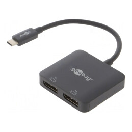 Adaptor DisplayPort 1.4 HDCP 2.2 0.12m Negru | Electronic-mag.ro | Componente Electronice