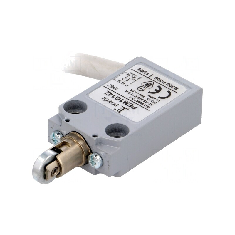 Limitator Cursă Rola Metalică Ø12mm 5A | Electronic-mag.ro | Componente Electronice