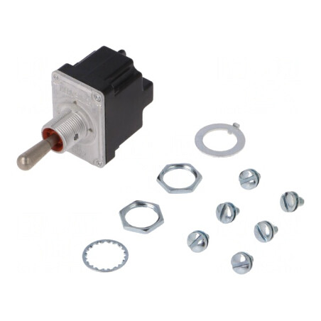 Comutator basculant DPDT 6A/230VAC IP67 | Electronic-mag.ro | Componente Electronice