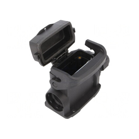 Carcasă pentru conectori HDC Han-Eco® A 10A drept | Electronic-mag.ro | Componente Electronice