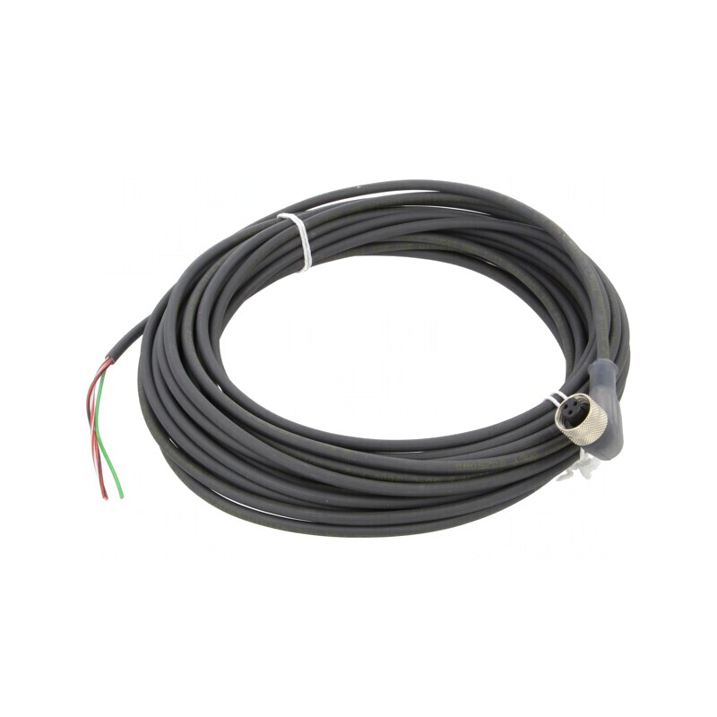Cablu de conectare UNF 1/2-20 PIN 3 în unghi 10m 250VAC | Electronic-mag.ro | Componente Electronice