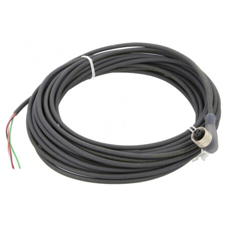 Cablu de conectare UNF 1/2-20 PIN 3 în unghi 10m 250VAC | Electronic-mag.ro | Componente Electronice