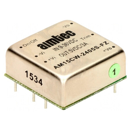 Convertor DC/DC 15W 9-36V la 5V 3A | Electronic-mag.ro | Componente Electronice